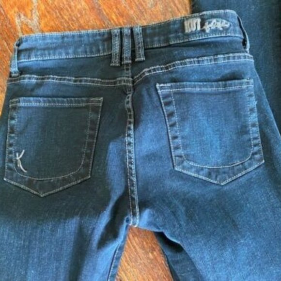 KUT from KLOTH ~ DIANA SKINNY Dark Wash DENIM Stretch BLUE JEANS- sz 4 ~ worn 1x - Picture 3 of 5
